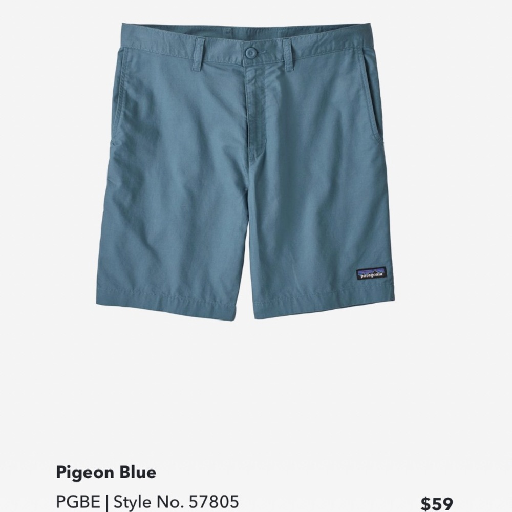 Patagonia Men’s Lightweight All-Wear Hemp Shorts 8”